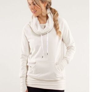 Lululemon Don't Hurry Be Happy Pullover Polar Cream